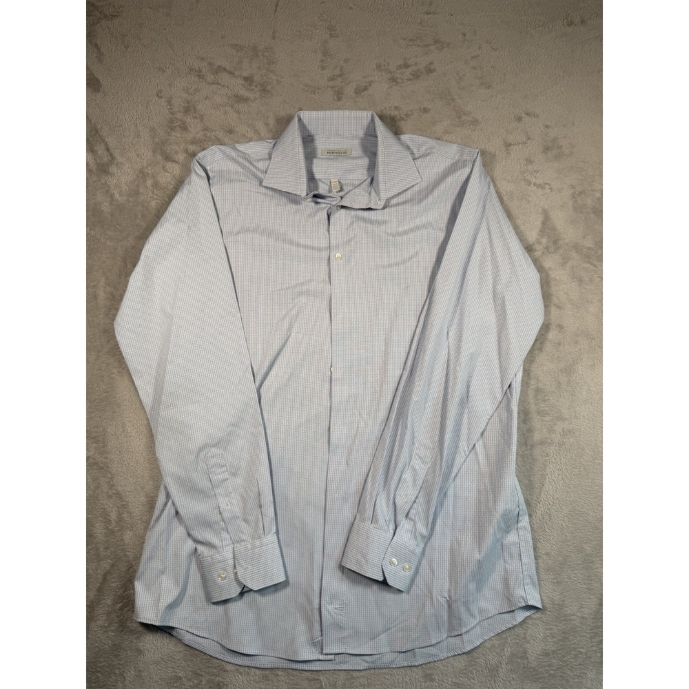 Perry Ellis Portfolio Men's Long Sleeve Button Down 16.5/36